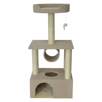 ANIMAL TREASURE - Scratcher Condo 42'' Cat Tree