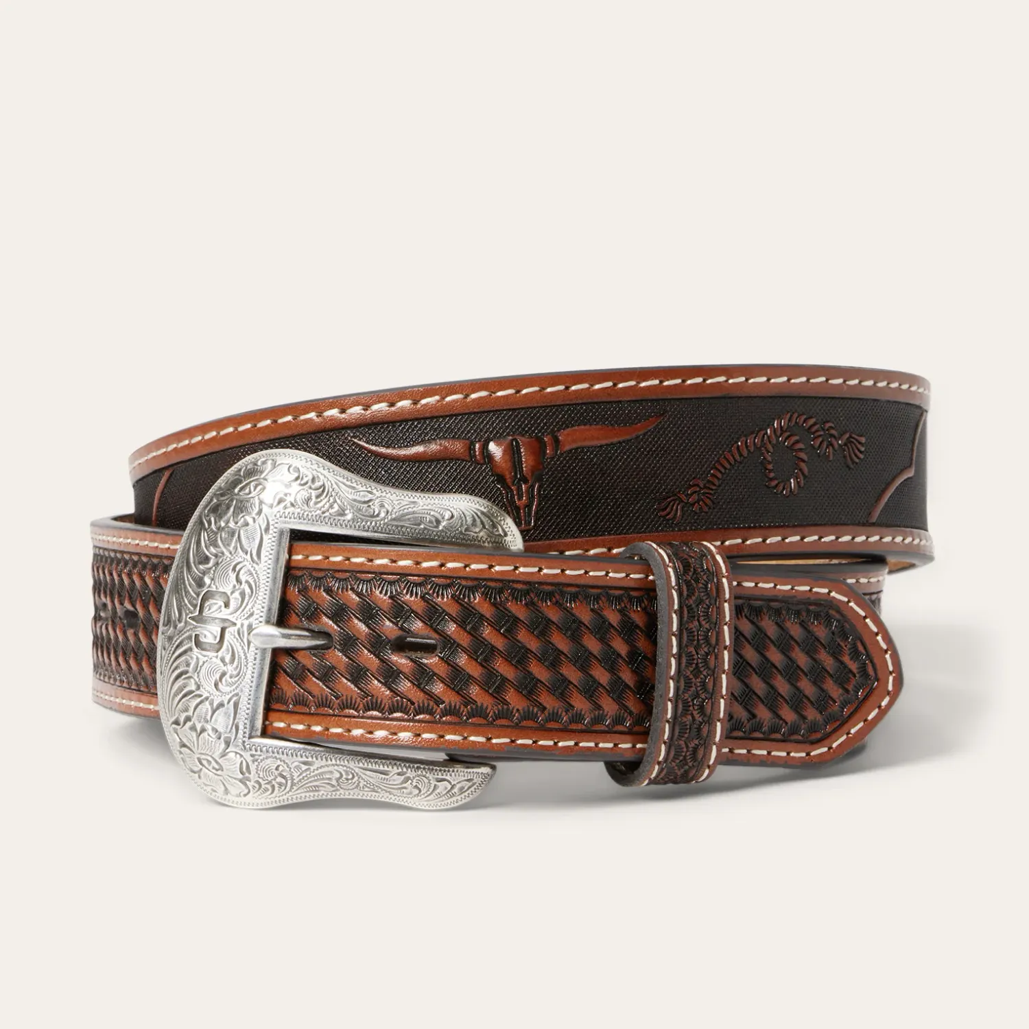 STETSON - Western Icons Tooled Belt