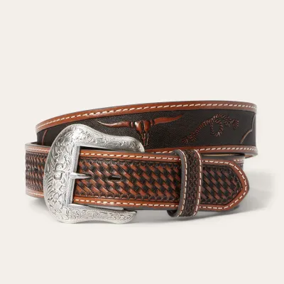 STETSON - Western Icons Tooled Belt