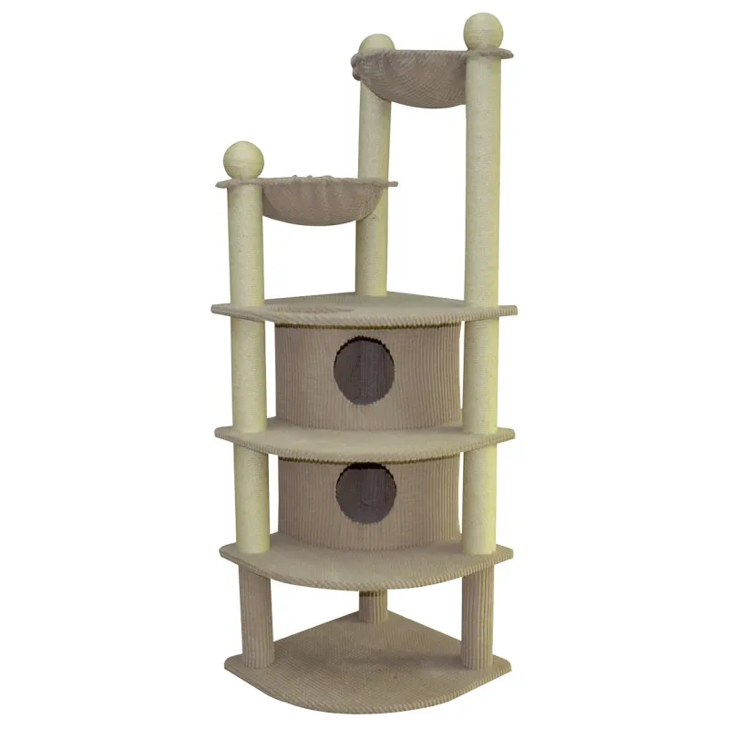 ANIMAL TREASURE - Scratcher Skyscraper 66'' Cat Tree