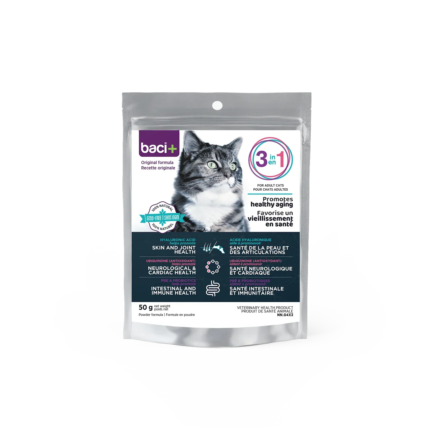 BACI+ - Skin, Coat &amp; Joints Healthy Aging Original Formula, Size: 50g