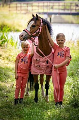BR EQUESTRIAN - Halter with Lead Rope for Mini Peach Blossom