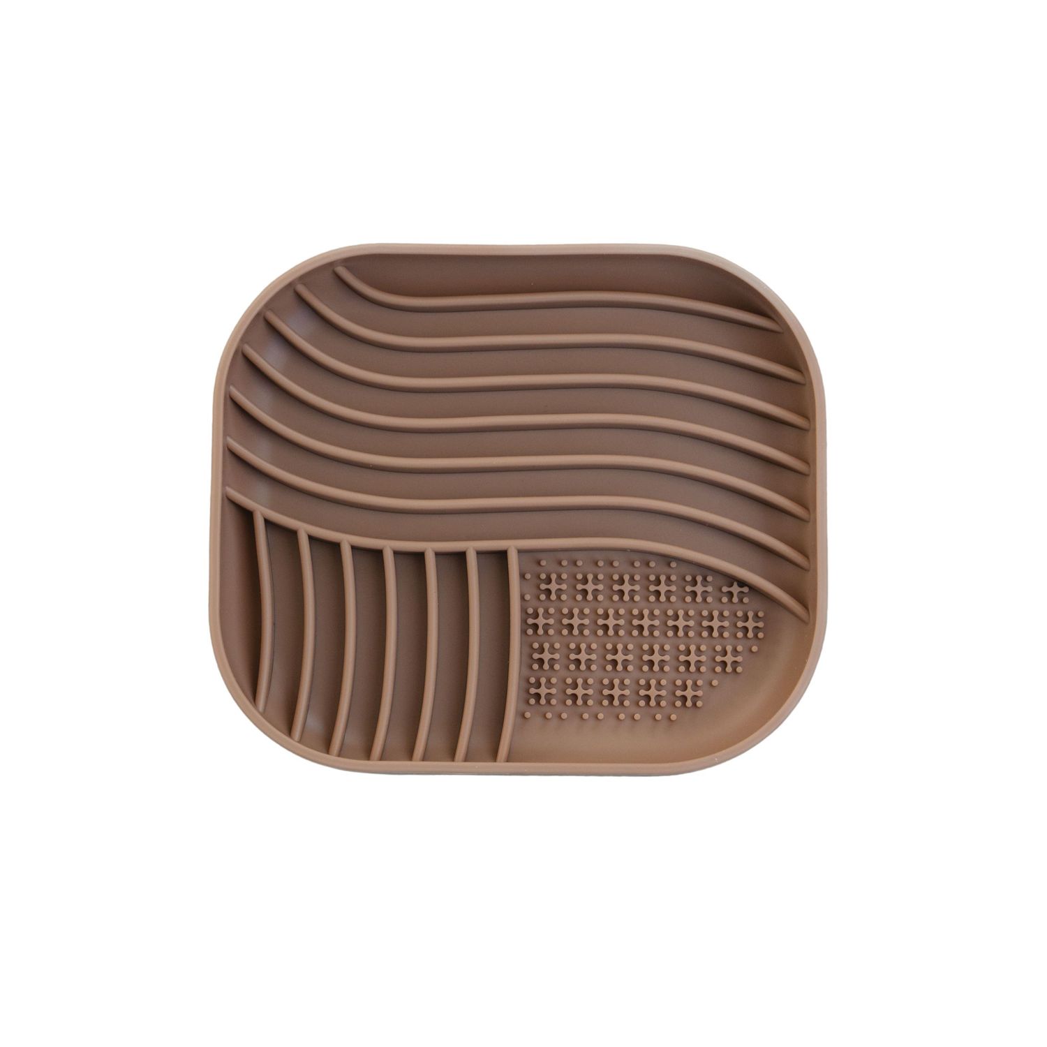 DEXYPAWS - Neutral Hide &amp; Seek Slow Feeder, Colour: Affogato