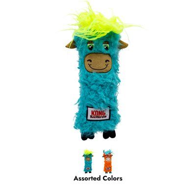 KONG - Kickeroo Highland Cow Plush, Colours: Assorti