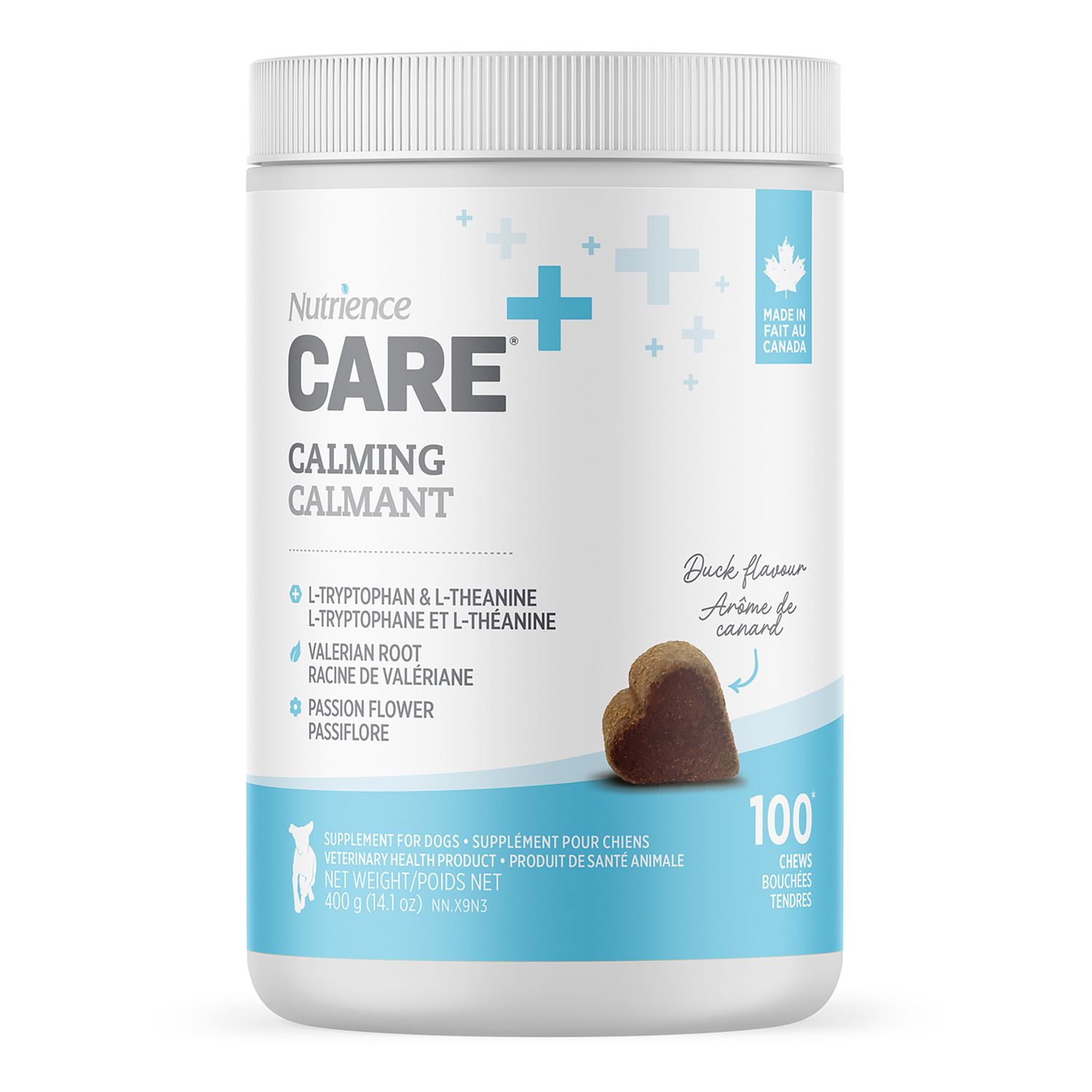 NUTRIENCE - Care+ Chewy Treats Calming Dog Supplement, Format: 400g
