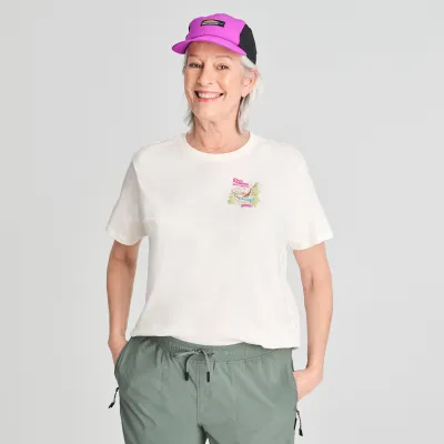 CHLOROPHYLLE - National Park Organic Cotton T-Shirt Marshmallow