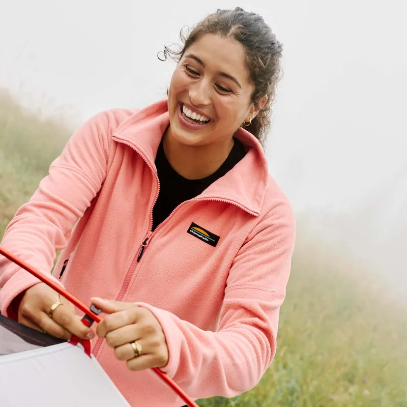 CHLOROPHYLLE - Nilas Fleece Jacket Full Zip Peony