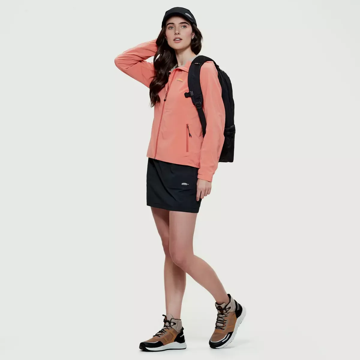 CHLOROPHYLLE - Allyson Hiking Skort Black