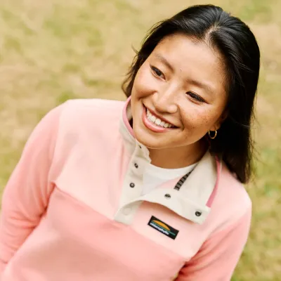 CHLOROPHYLLE - Nilas Fleece Sweater Paloma Rose-Peony