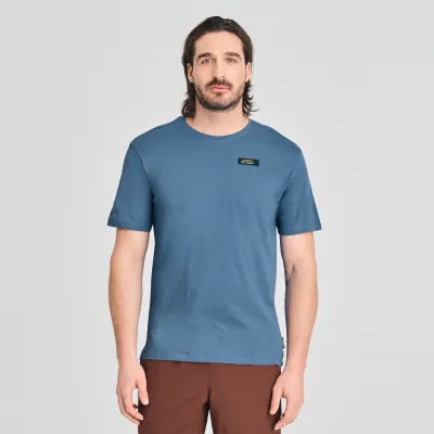 CHLOROPHYLLE - Valley Organic Cotton T-Shirt Blue Moon