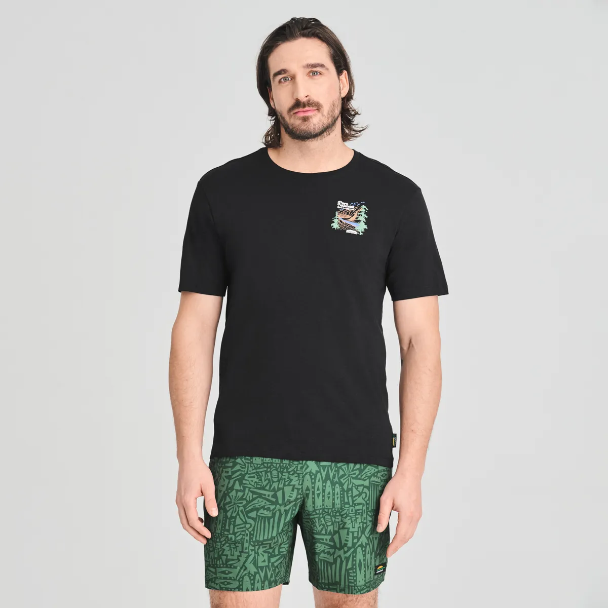 CHLOROPHYLLE - National Park Organic Cotton T-Shirt Black