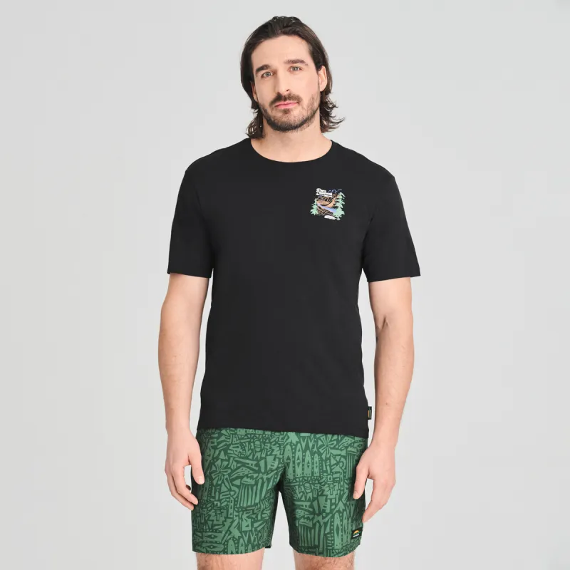 CHLOROPHYLLE - National Park Organic Cotton T-Shirt Black