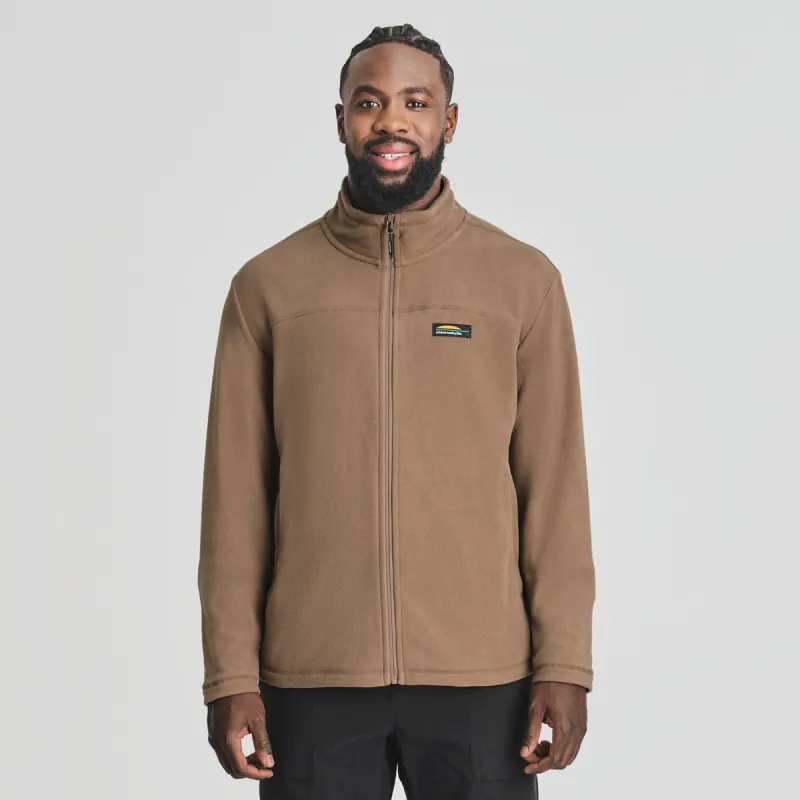 CHLOROPHYLLE - Nilas Fleece Jacket Full Zip Coffee