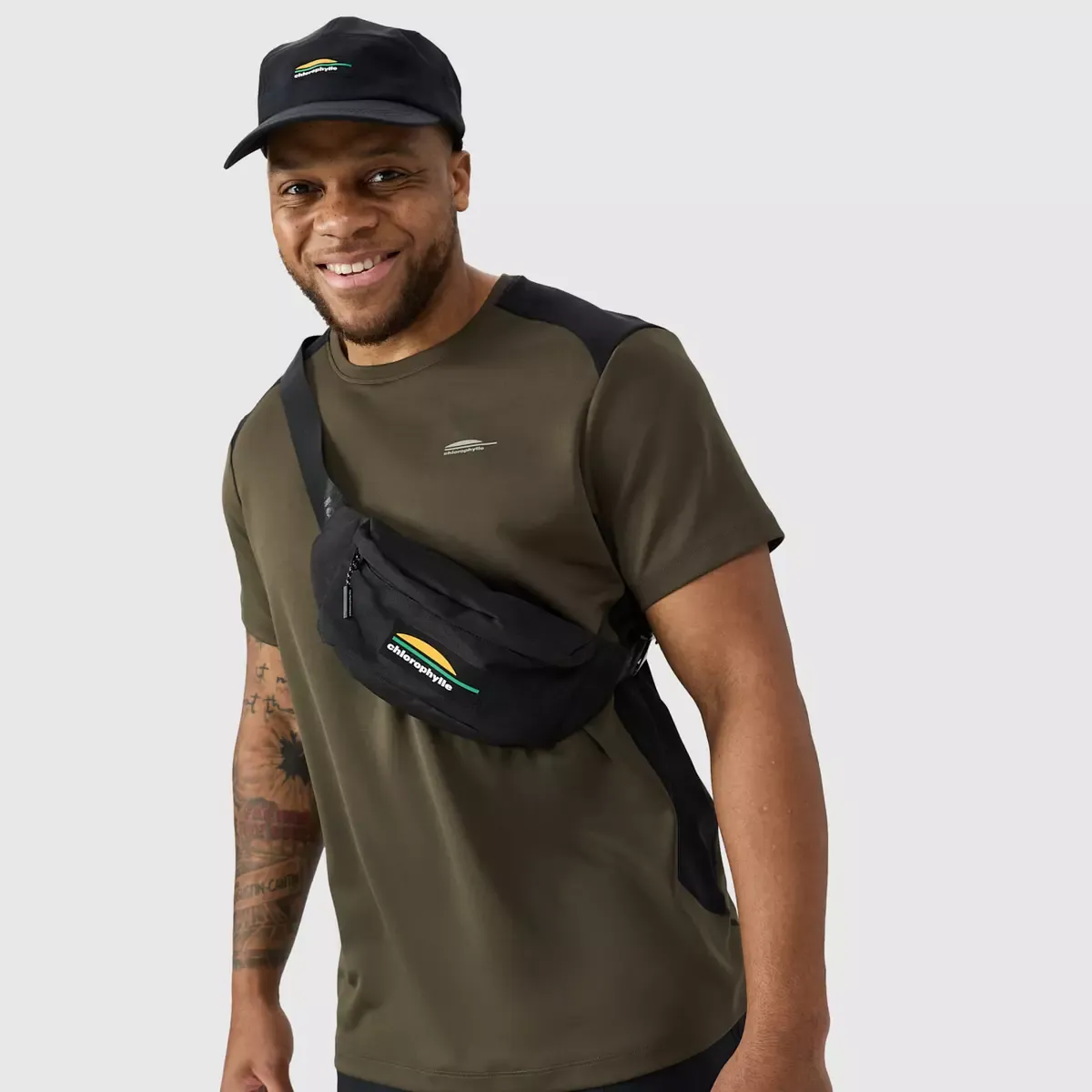 CHLOROPHYLLE - 5-Panel Hiking Cap, Color: Noir