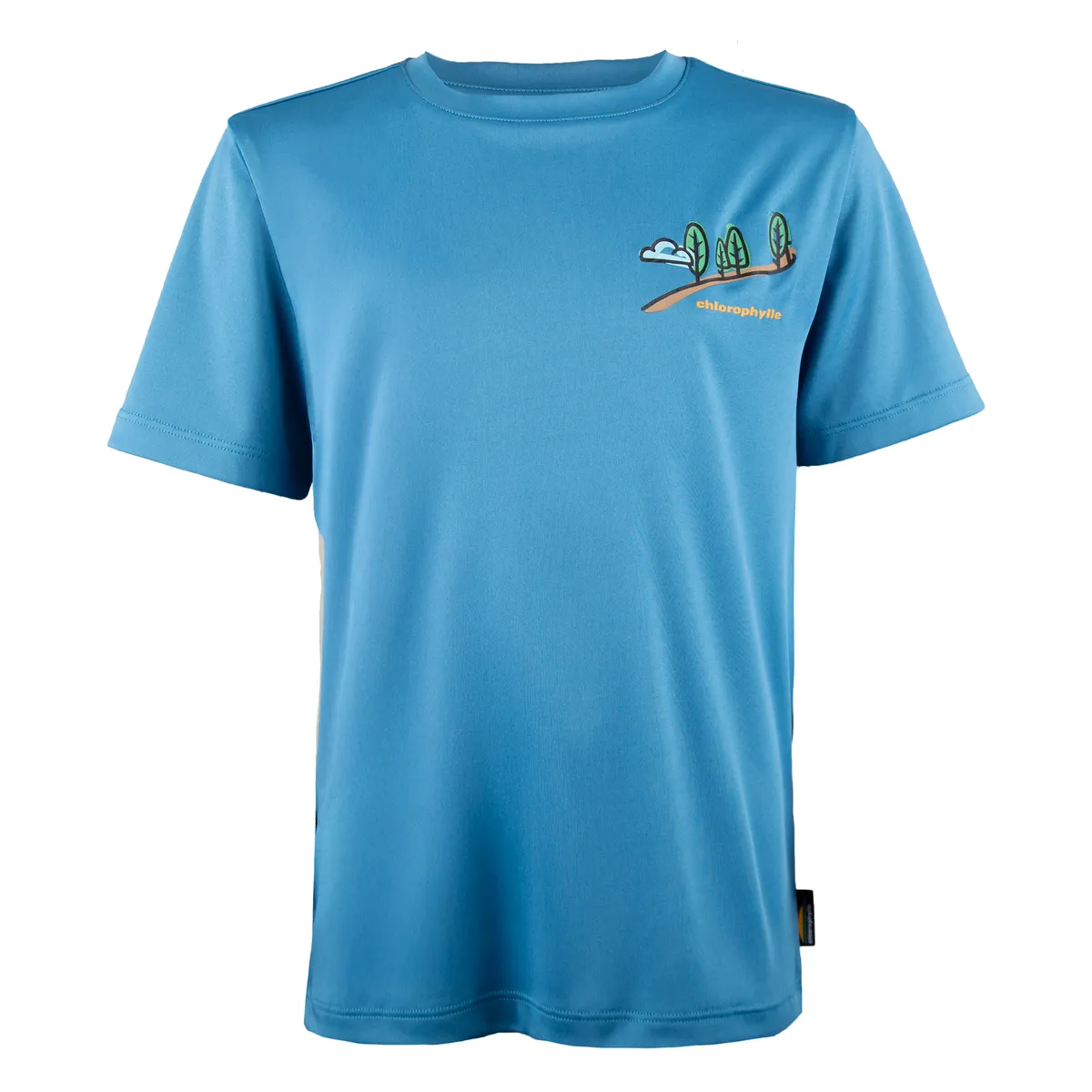 CHLOROPHYLLE - Mountain Breathable T-Shirt Boys Blue Moon