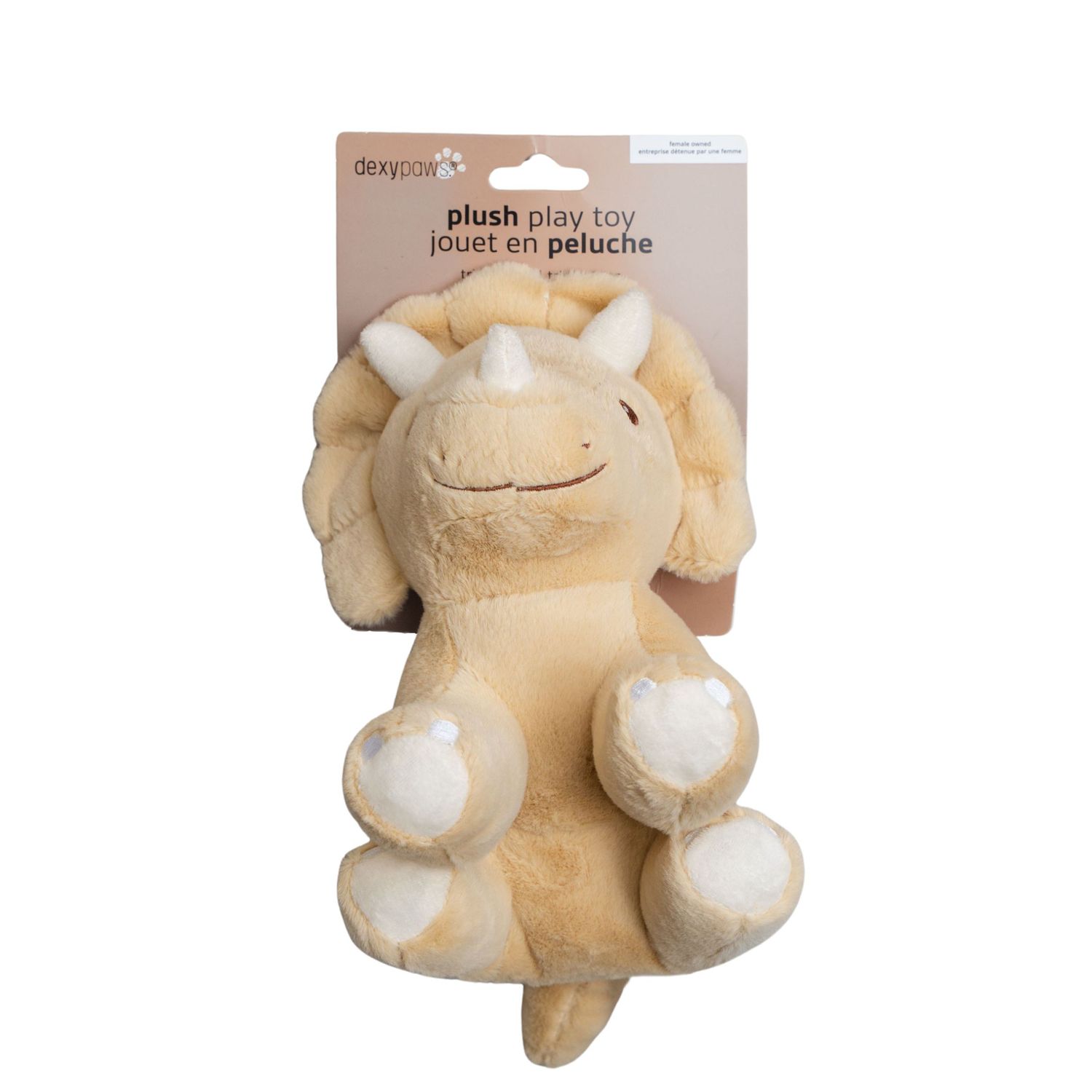 DEXYPAWS - Dinosaur Plush Play Toy, Colour: Orange