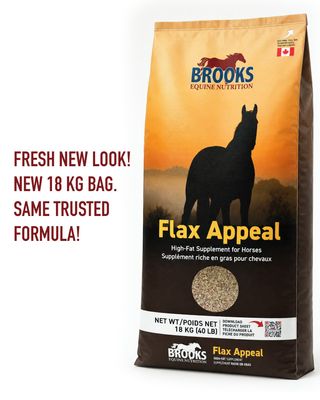 BROOKS EQUINE NUTRITION - Flax Appeal All-Natural Horse Supplement