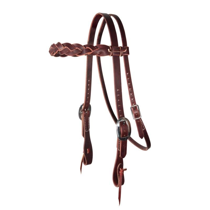 PROFESSIONAL'S CHOICE - Infinity Braid 3/4'' Browband Headstall, Size: Full (Average)