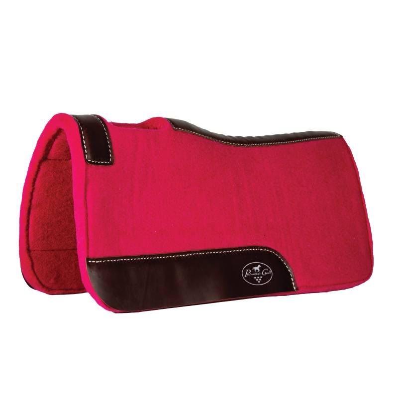PROFESSIONAL'S CHOICE - Pony Western Felt Pink Pad, Grandeur: 24'' x 24''