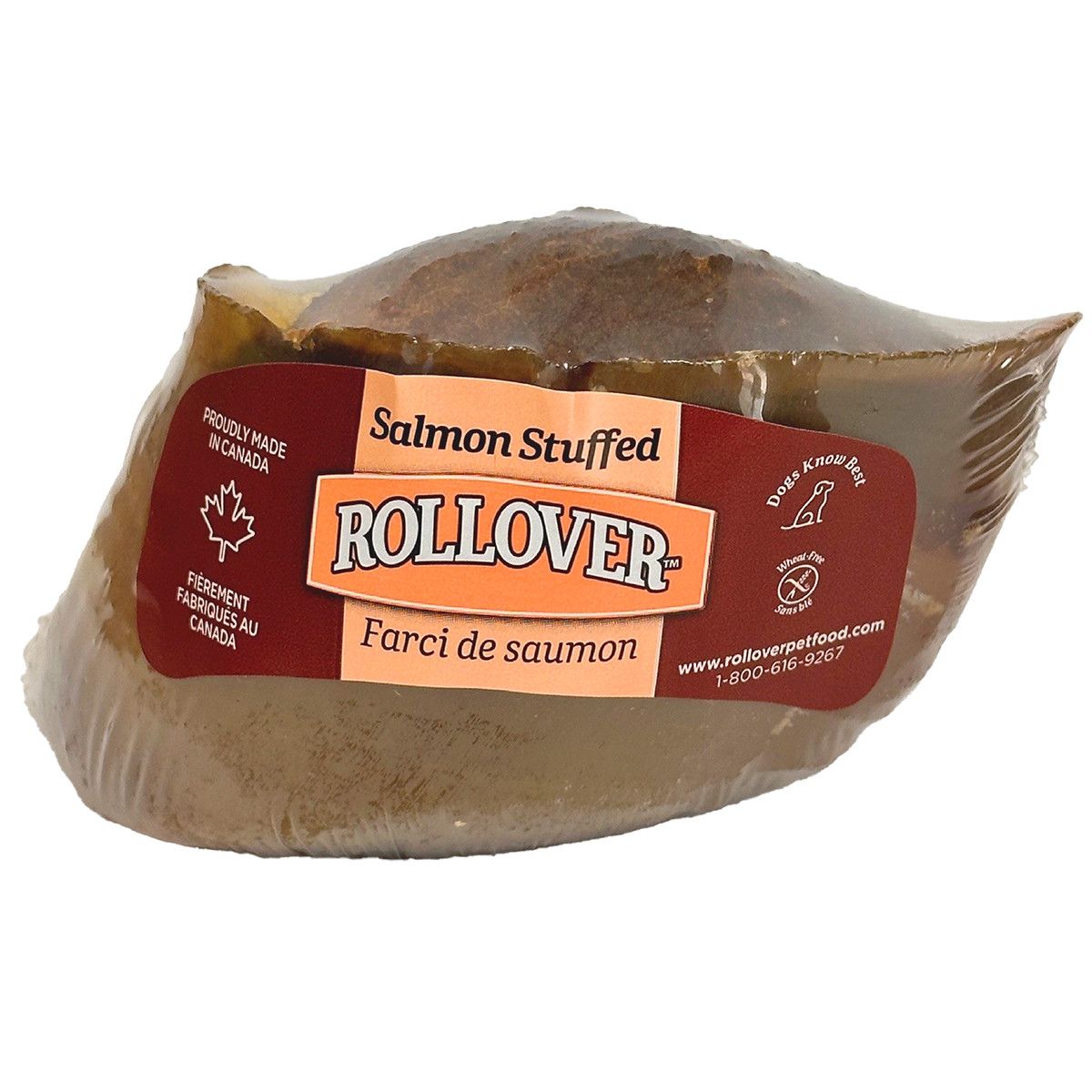 ROLLOVER - Salmon Stuffed Beef Hooves, Sold per Unit: Unité