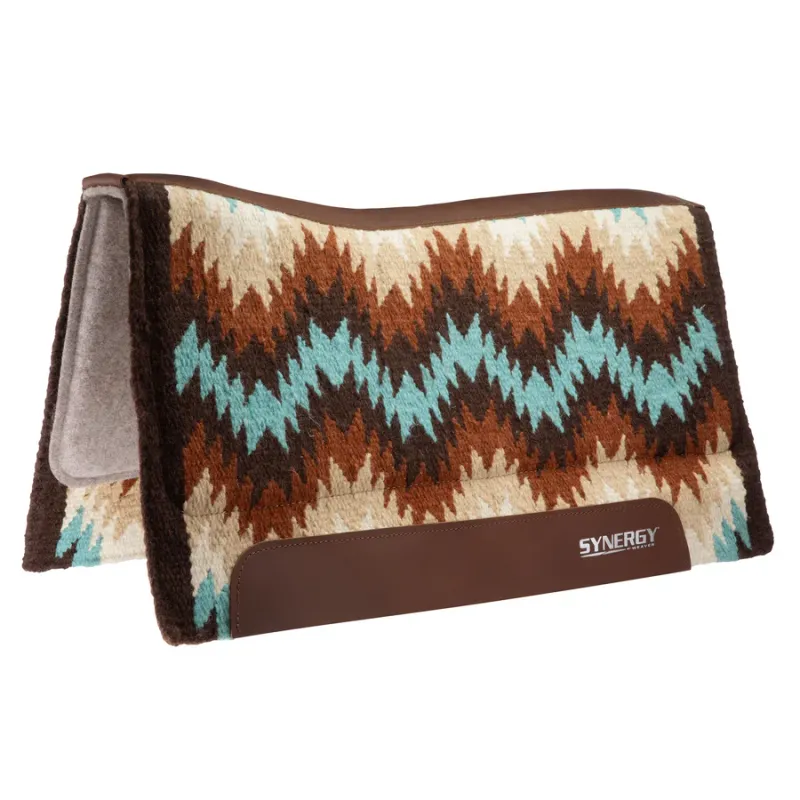 WEAVER - Stampede Brown Synergy Contoured Performance 1'' Saddle Pad