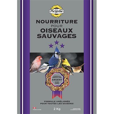 PICARDIE - Silver Medal Formula Wild Bird Seeds, Weight: 2kg