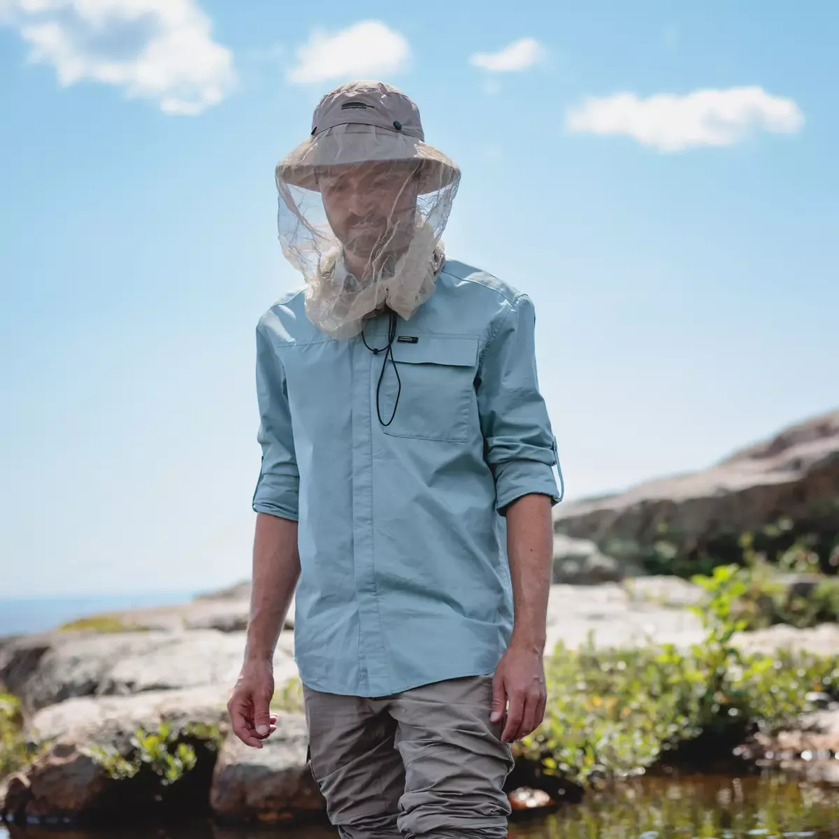 CHLOROPHYLLE - Mosquito Net Hat Mushroom