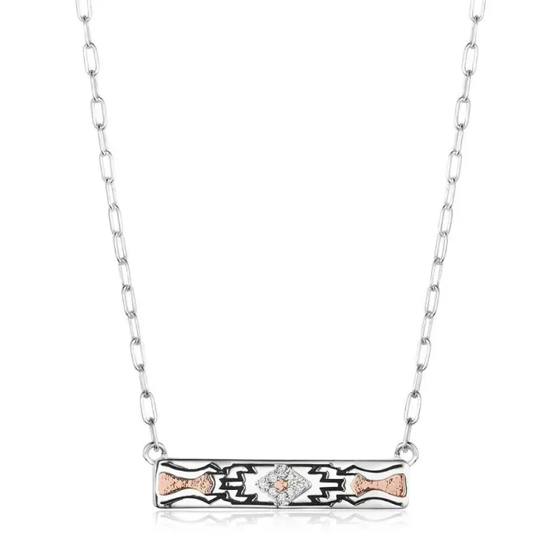 MONTANA SILVERSMITHS - Golden Horizon Bar Necklace