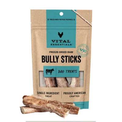 VITA ESSENTIALS - Raw Bar Freeze-Dried Raw Protein Bully Sticks