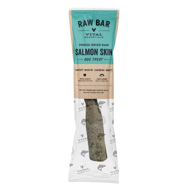 VITAL ESSENTIALS - Freeze-Dried Salmon Skins Dog Chews