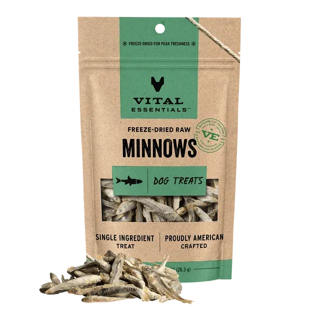 VITAL ESSENTIALS - Freeze-Dried Minnows Dog Treats