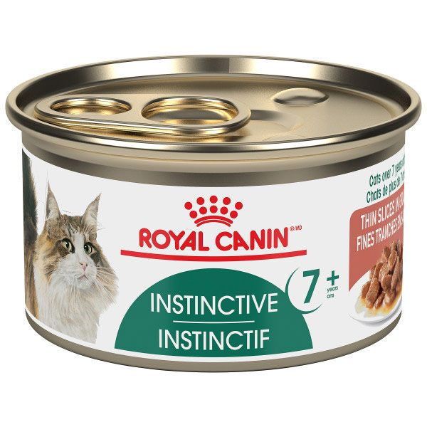 ROYAL CANIN - Instinctive 7+ Thin Slices in Gravy Canned Cat Food, Size: 85g