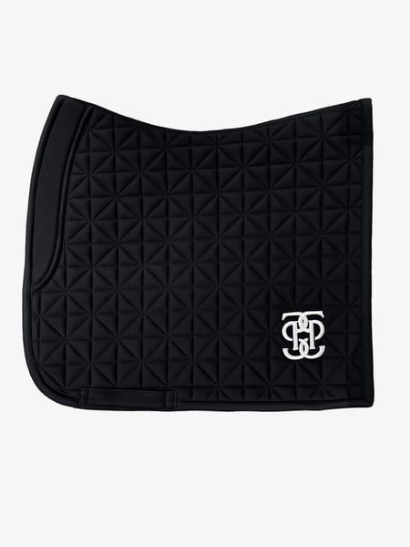 PS OF SWEDEN - Diamond Quilt Dressage Saddle Pad Black, Size: Cheval