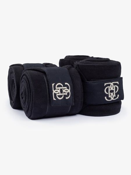 PS OF SWEDEN - Diamond Quil Polos Black, Size: Cheval