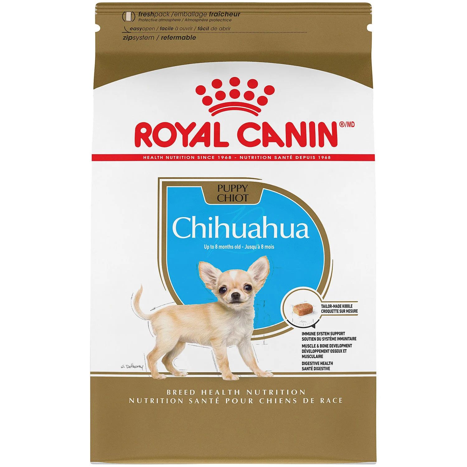 ROYAL CANIN - Chihuahua Puppy Dry Dog Food, Size: 2.5lb