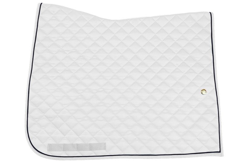 OGILVY EQUESTRIAN - Dressage Porfil Pad Square White/Navy
