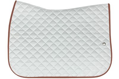 OGILVY EQUESTRIAN - Baby Pad Jumper White/Salmon
