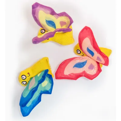 DUCKY WORLD - Butterflies Yeowww! Catnip Cat Toy