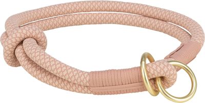 TRIXIE - Light Pink Soft Rope Semi-Choke Collar