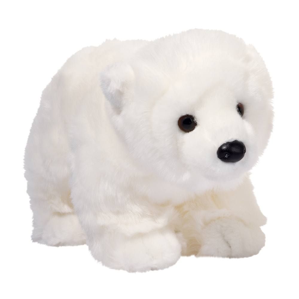 DOUGLAS - Marshmallow the White Polar Bear Plush, Size: 15'' Long