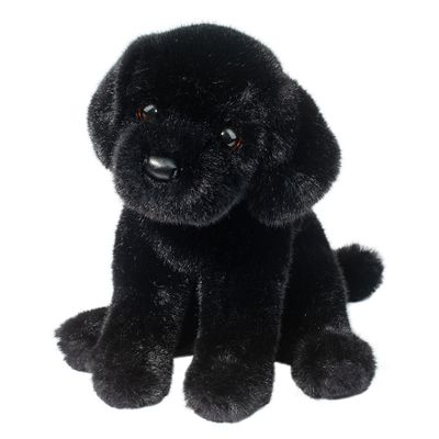 DOUGLAS - Ford the Black Labrador Retriever Lab Dog Plush