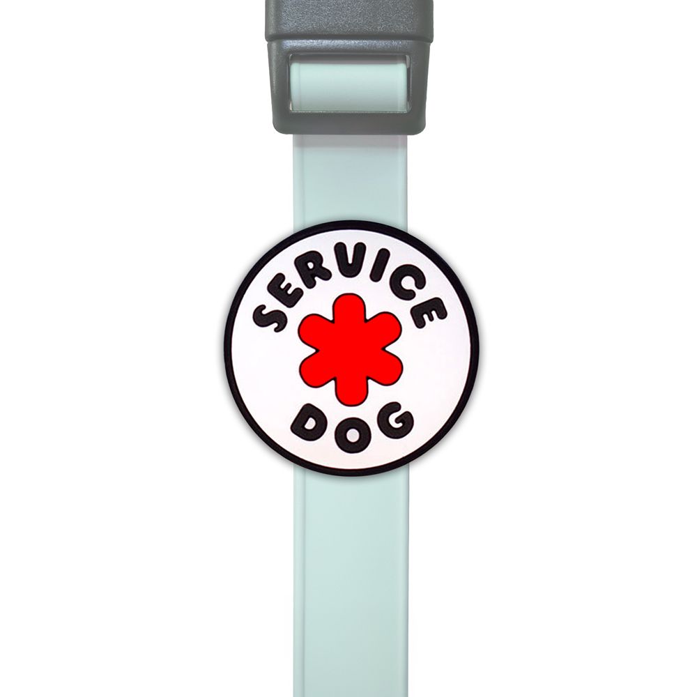 JIBY DOG CREW - Service Dog Charm, Colour: Blanc/Noir/Rouge