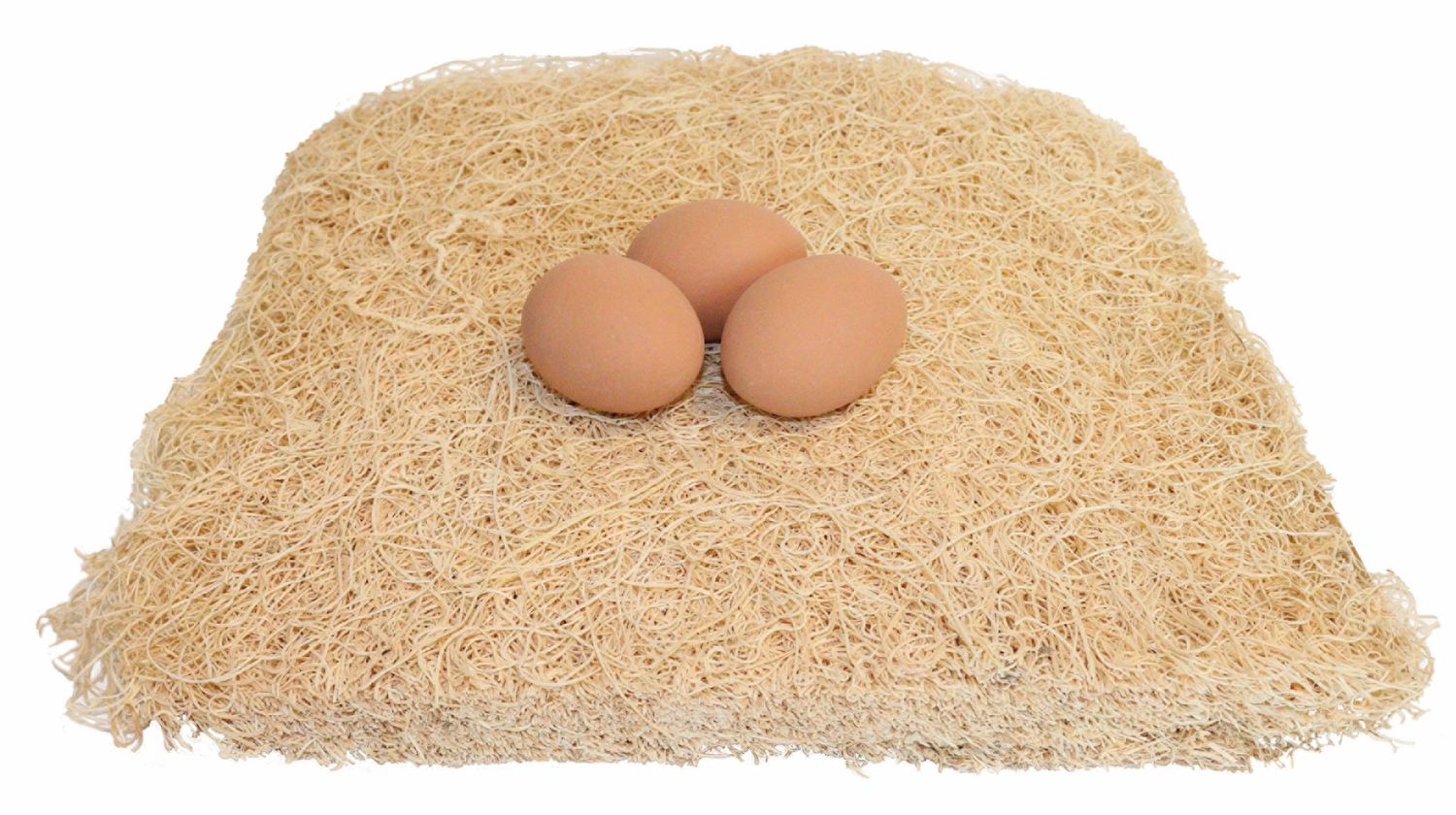 MILLER - Fiber Poultry Nesting Pads, Size: Paquet de 10x (13''x13'')