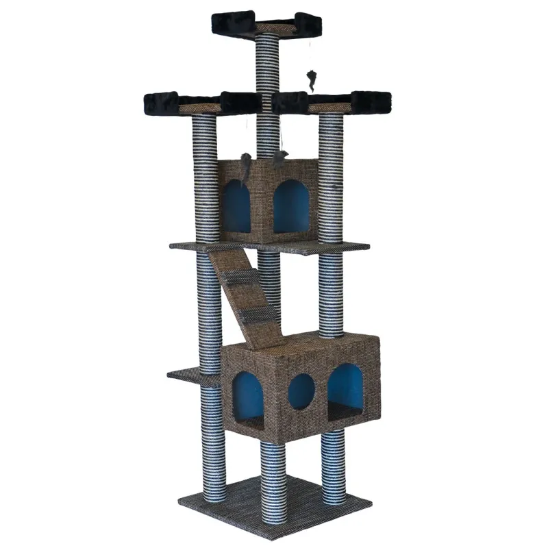 ANIMAL TREASURE - Scratcher Tower 72'' Cat Tree