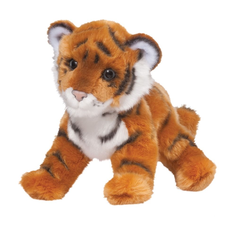 DOUGLAS - Pancake the Bengal Tiger Cub Plush, Size: 14'' de Long