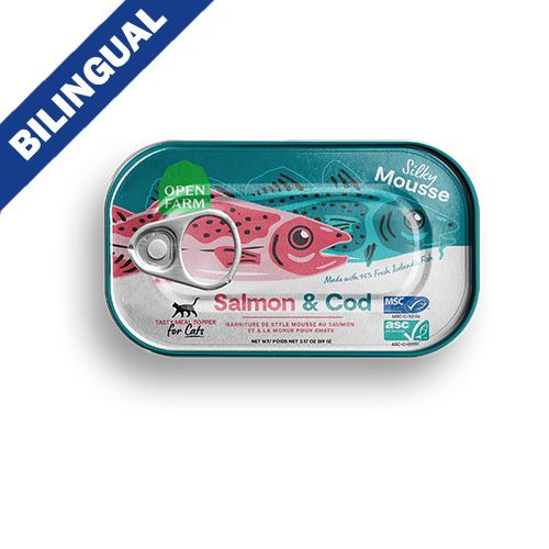 OPEN FARM - Salmon &amp; Cod Topper for Cats, Size: 3oz