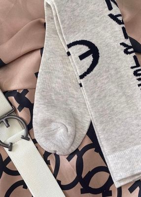 Close-up view of socks