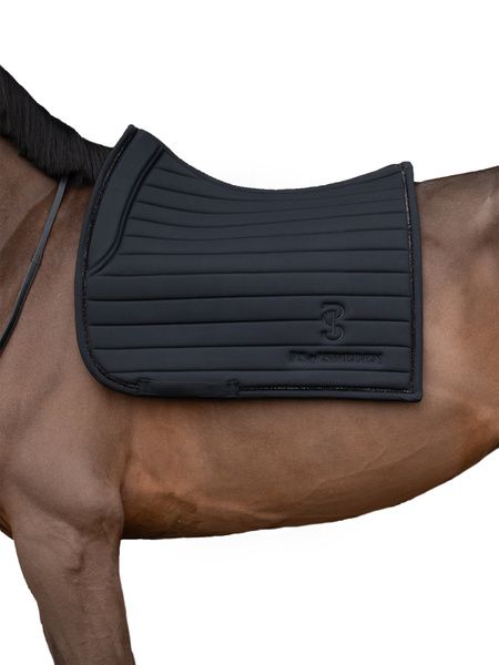 PS OF SWEDEN - Stripe Dressage Saddle Pad Black, Size: Full