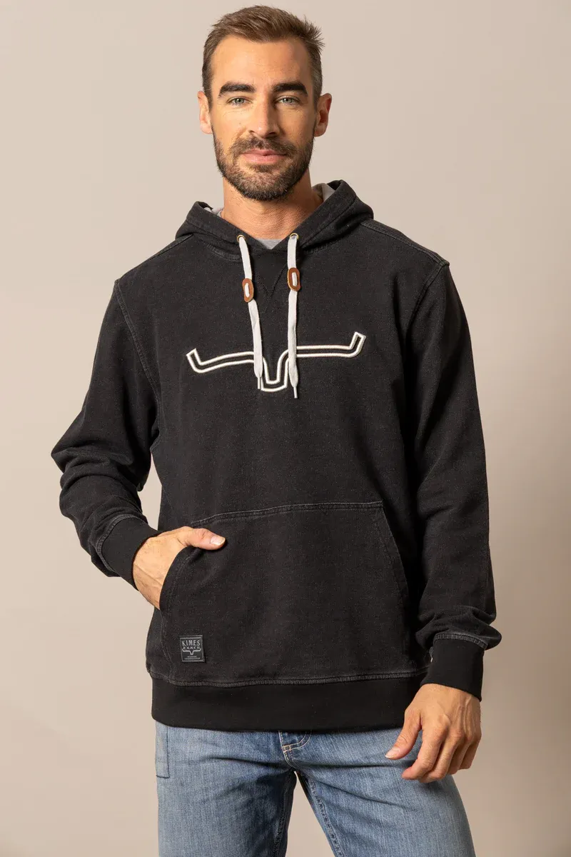 KIMES RANCH - Faded Black FTI Hoodie