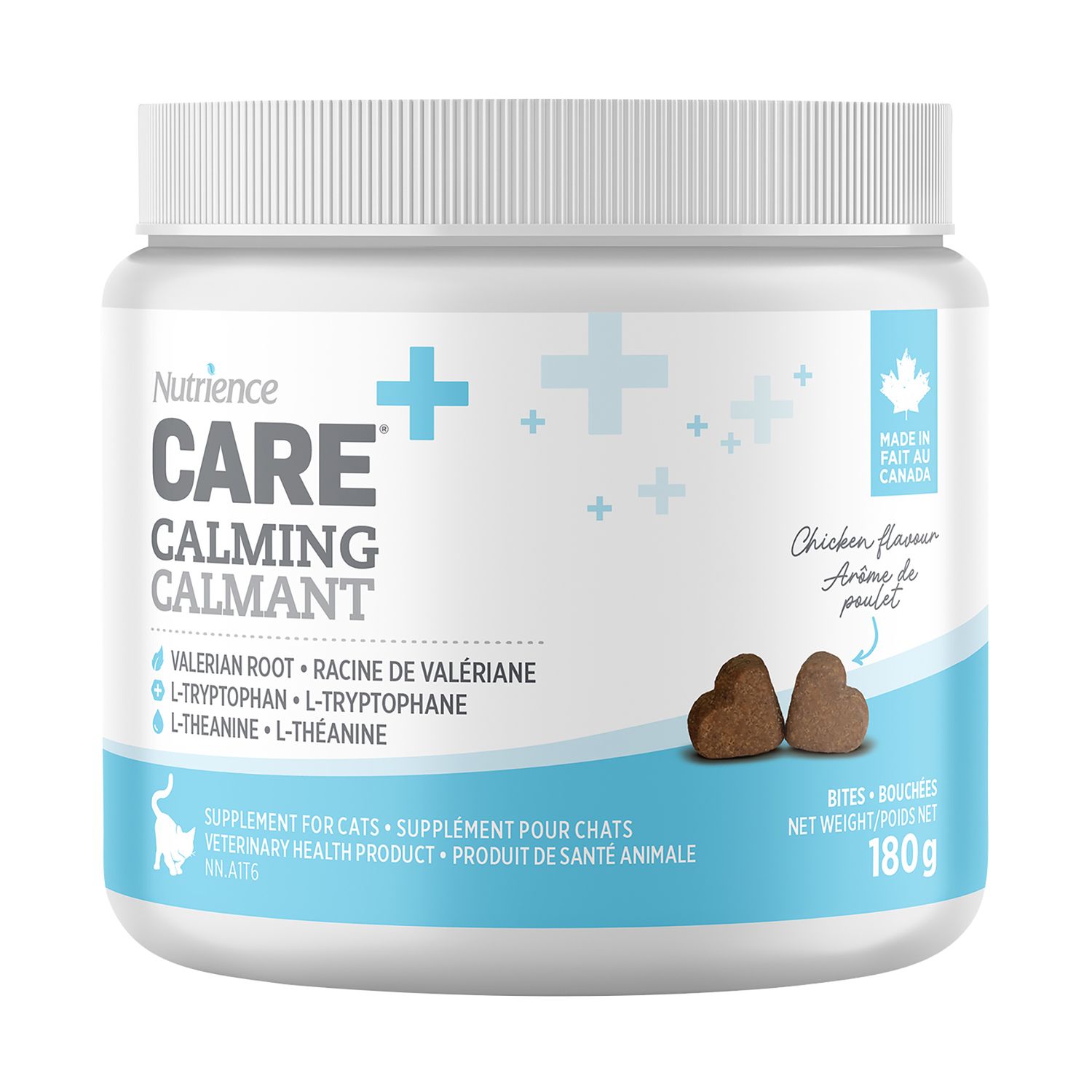 NUTRIENCE - Care+ Chewy Treats Calming Cat Supplement, Size: 180g